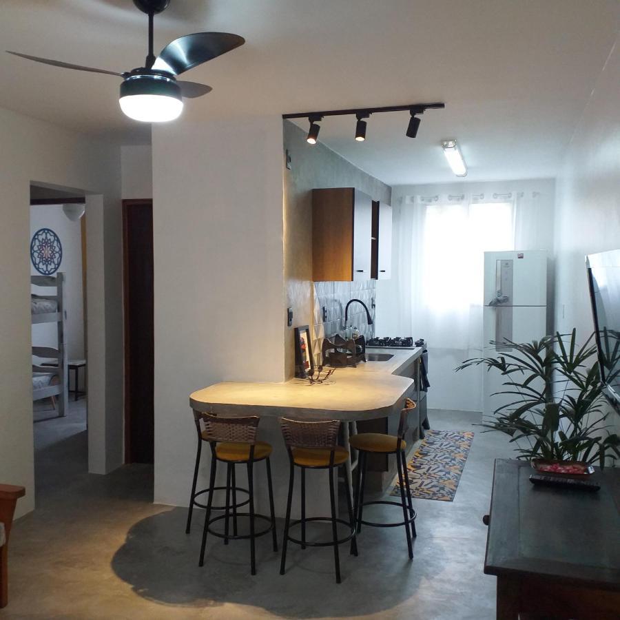 Apartamento Dona Frida Prainha Com Wifi Pe Na Areia Caraguatatuba Luaran gambar