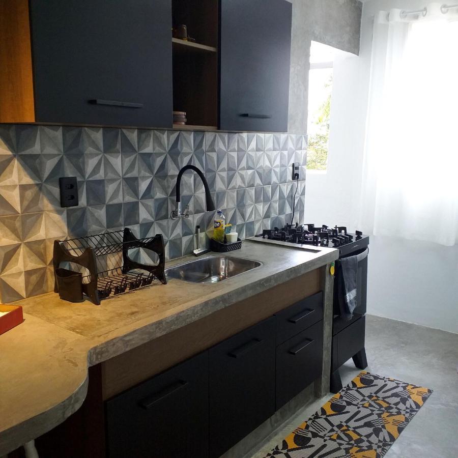 Apartamento Dona Frida Prainha Com Wifi Pe Na Areia Caraguatatuba Luaran gambar