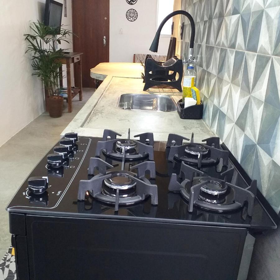 Apartamento Dona Frida Prainha Com Wifi Pe Na Areia Caraguatatuba Luaran gambar
