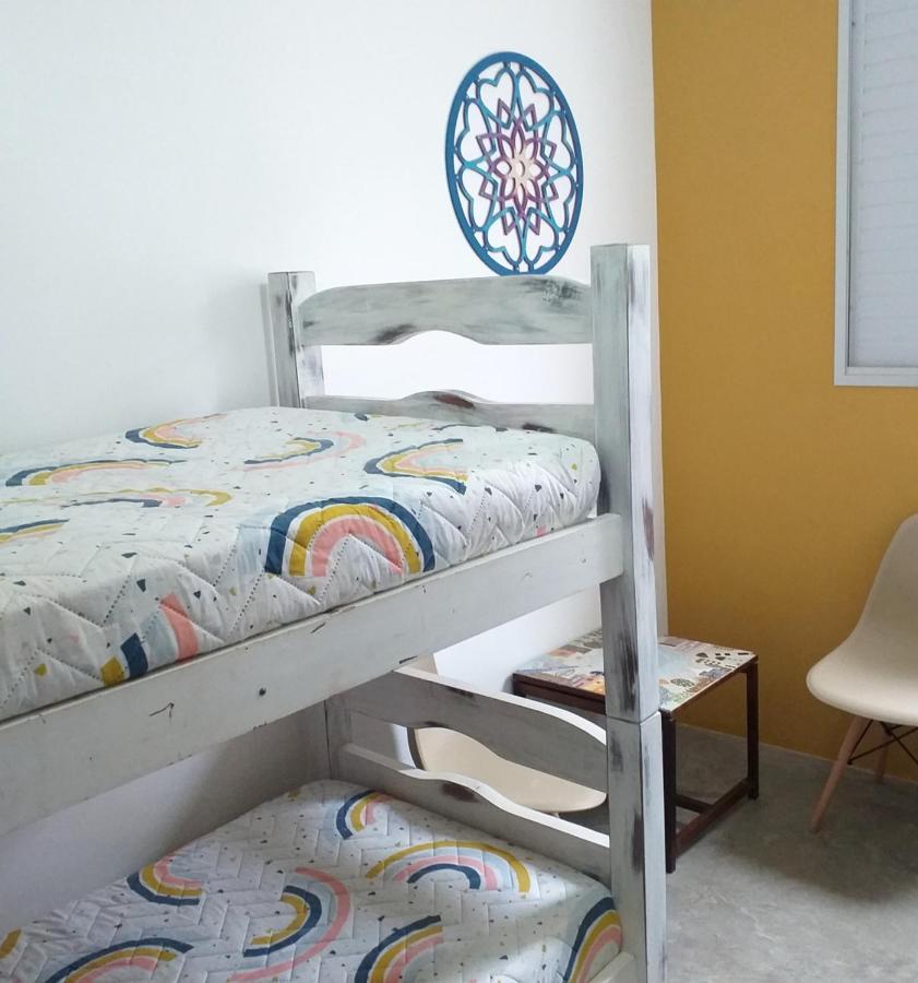 Apartamento Dona Frida Prainha Com Wifi Pe Na Areia Caraguatatuba Luaran gambar