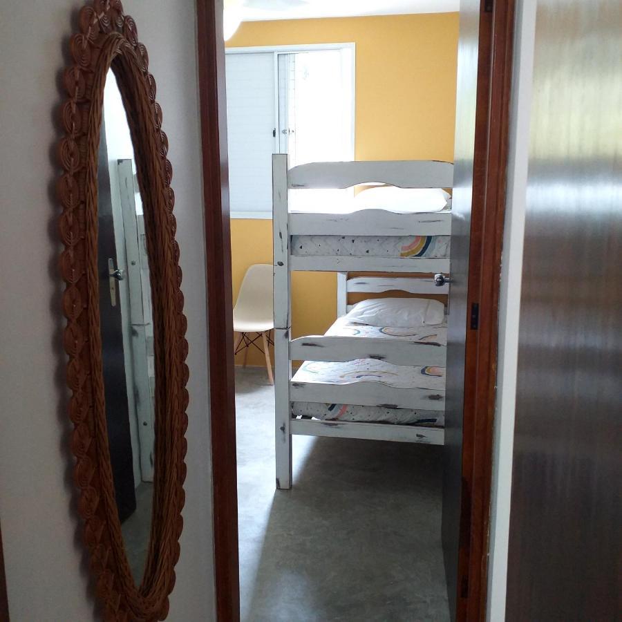 Apartamento Dona Frida Prainha Com Wifi Pe Na Areia Caraguatatuba Luaran gambar