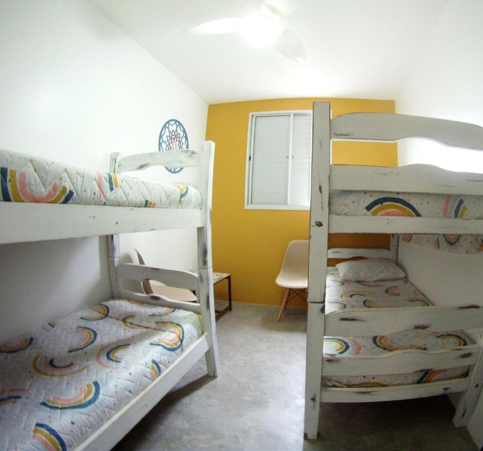 Apartamento Dona Frida Prainha Com Wifi Pe Na Areia Caraguatatuba Luaran gambar