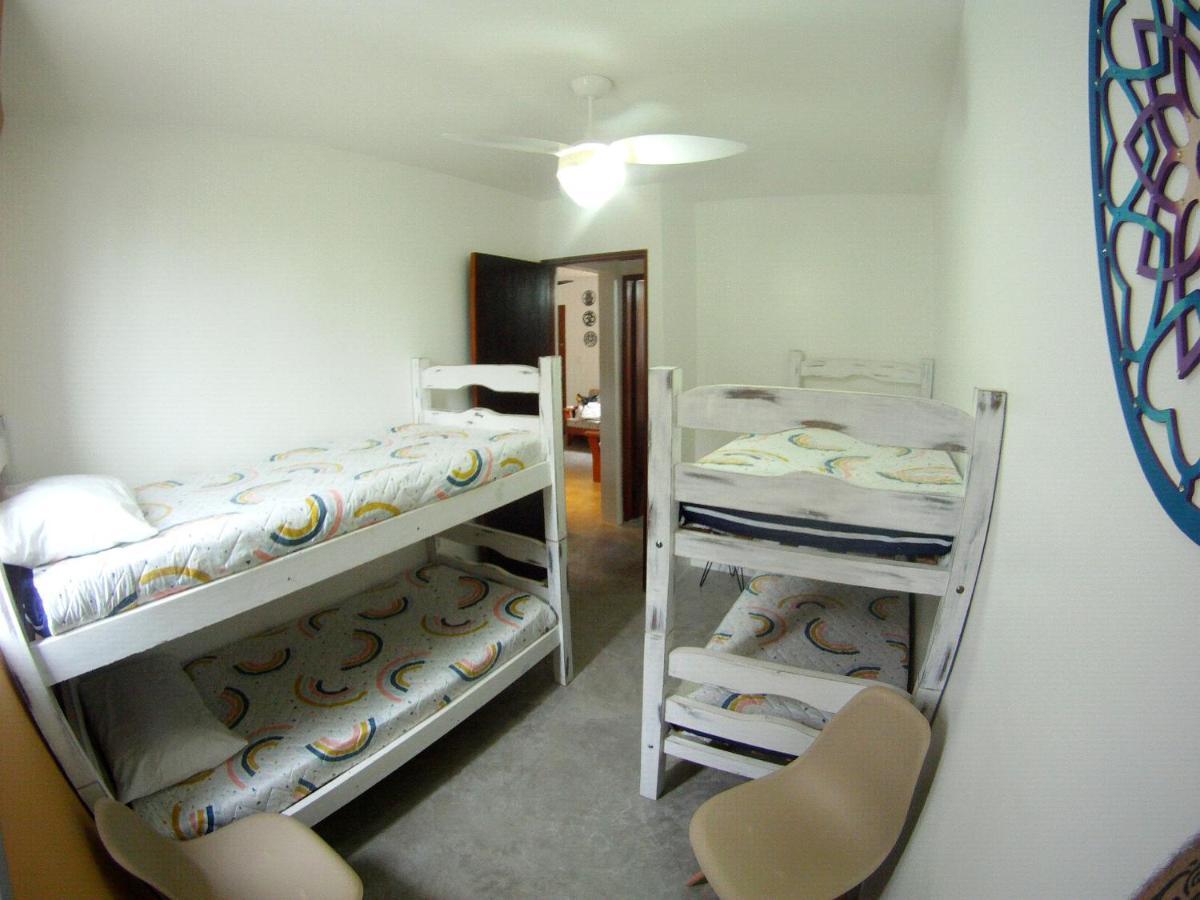 Apartamento Dona Frida Prainha Com Wifi Pe Na Areia Caraguatatuba Luaran gambar